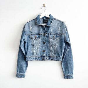 Noisy May // Carol Destory Denim Jacket // Size XS // BNWT